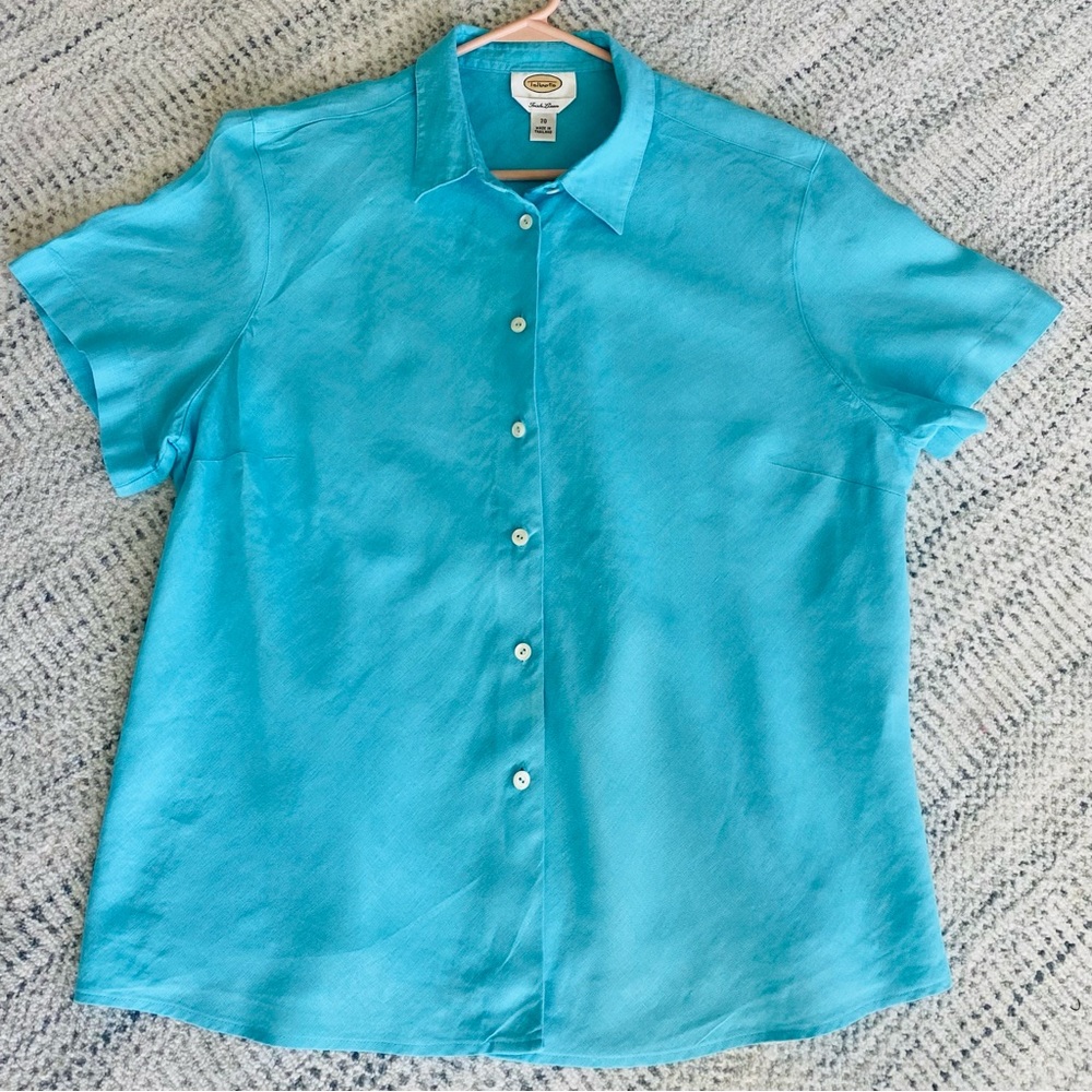 Talbots Fresh Linen Top - Picture 2 of 7